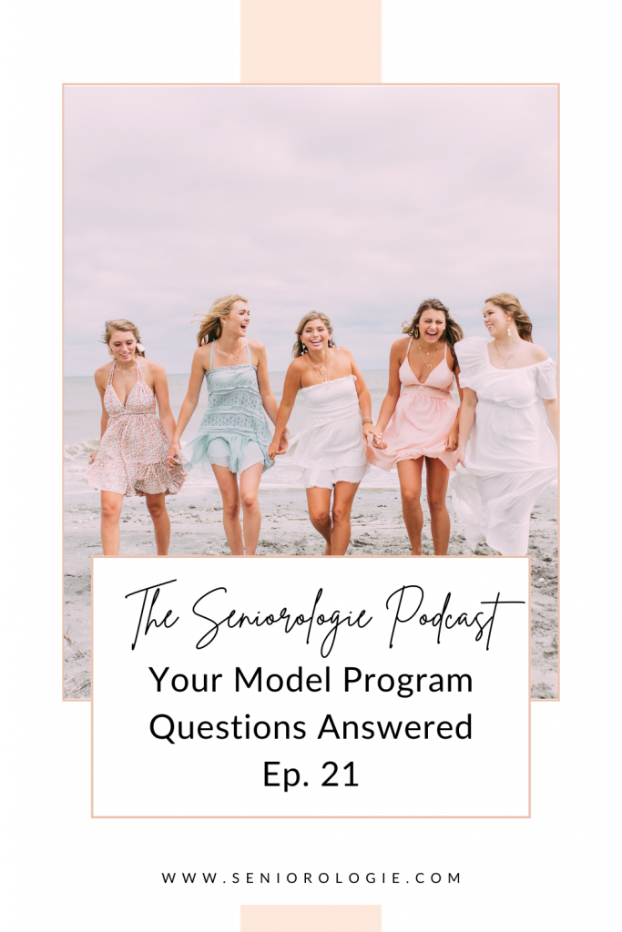 Model Program Questions Answered: FAQs on The Seniorologie Podcast about senior spokesmodel programs for senior portrait photographers