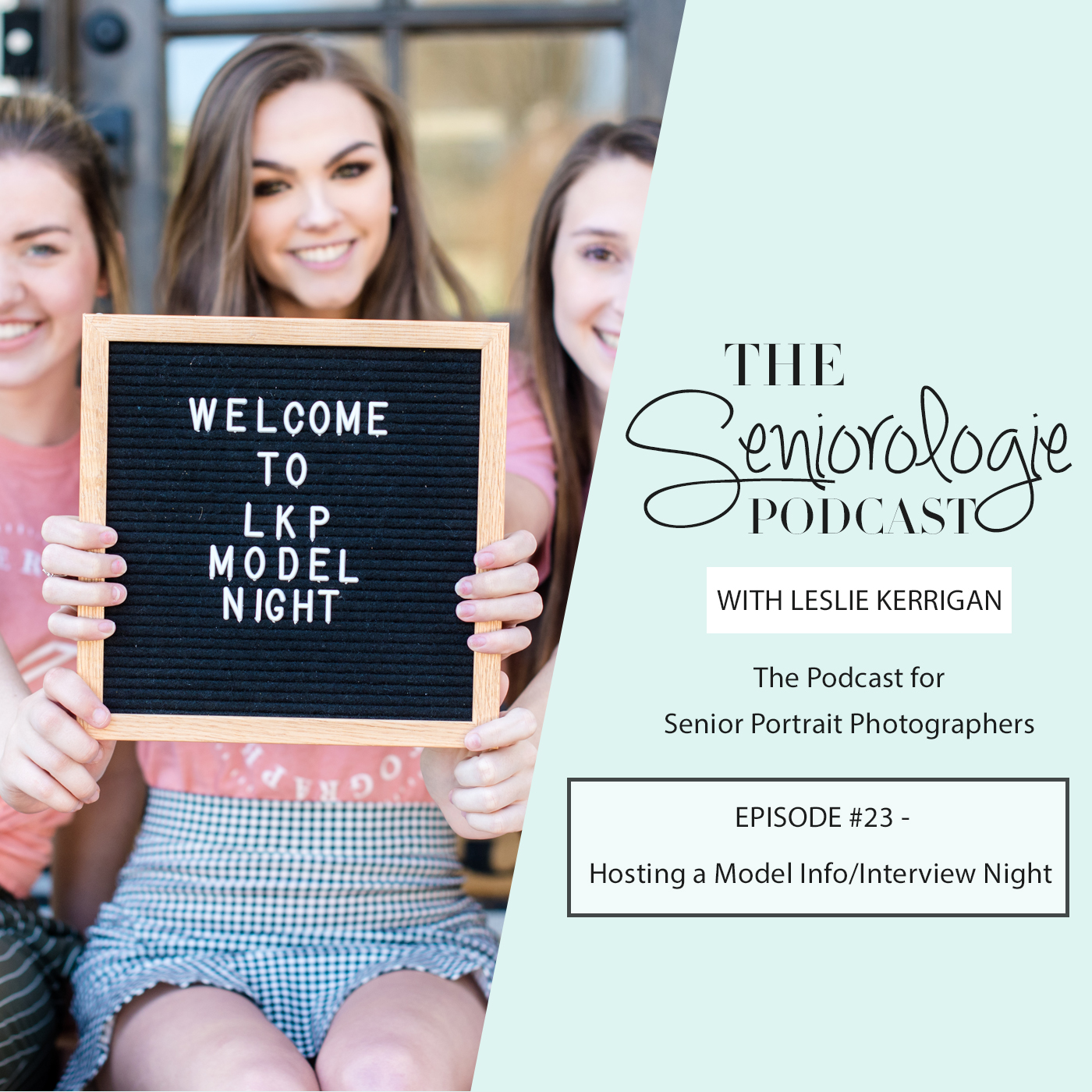 How To Host A Model Night Event: Tips for Senior Portrait Photographers to market their senior spokesmodel teams, shared on the Seniorologie Podcast
