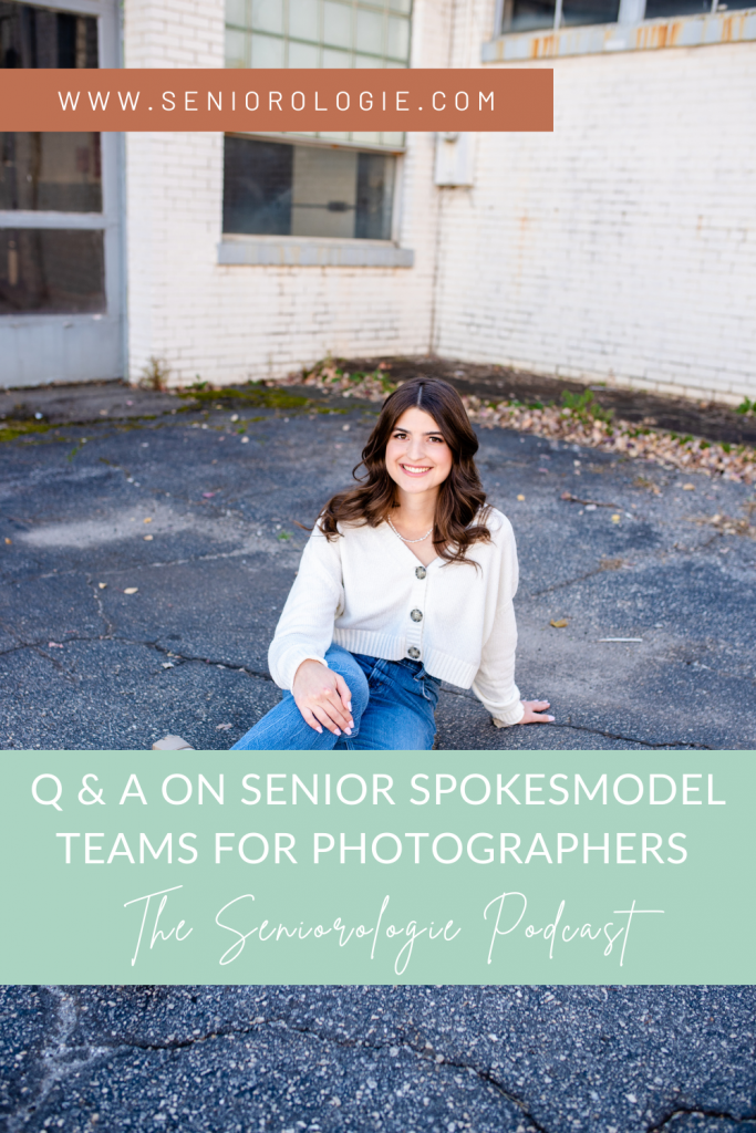 Questions about Senior Model Teams: Q & A on The Seniorologie Podcast about running a successful model team program as a photographer.