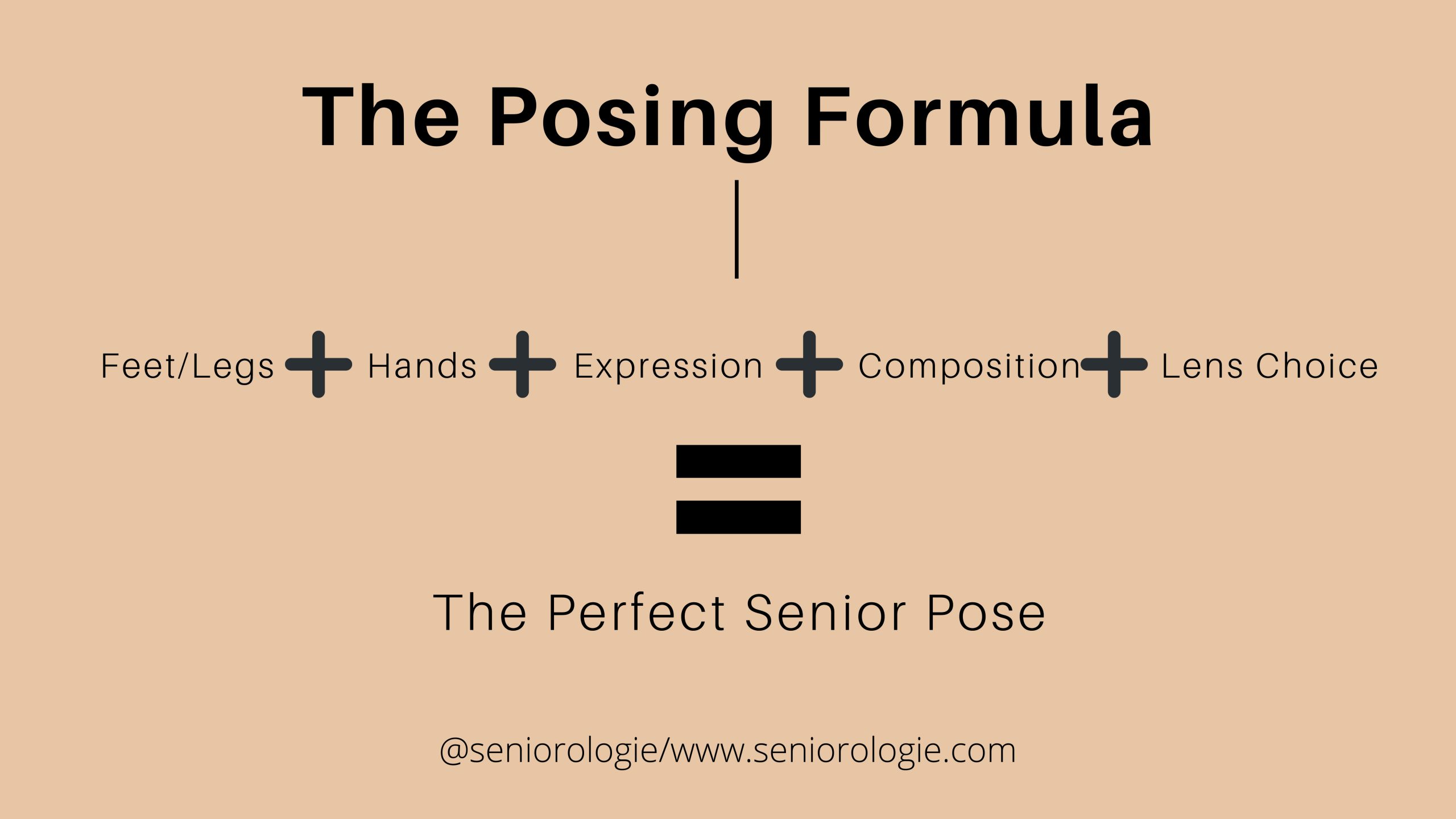 the senior posing formula