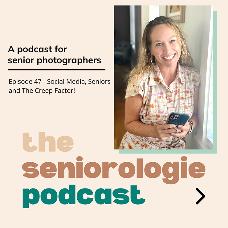 Social Media, Seniors and The Creep Factor: Ep. 47 of the Seniorologie Podcast about how to DM potential senior clients without being creepy!