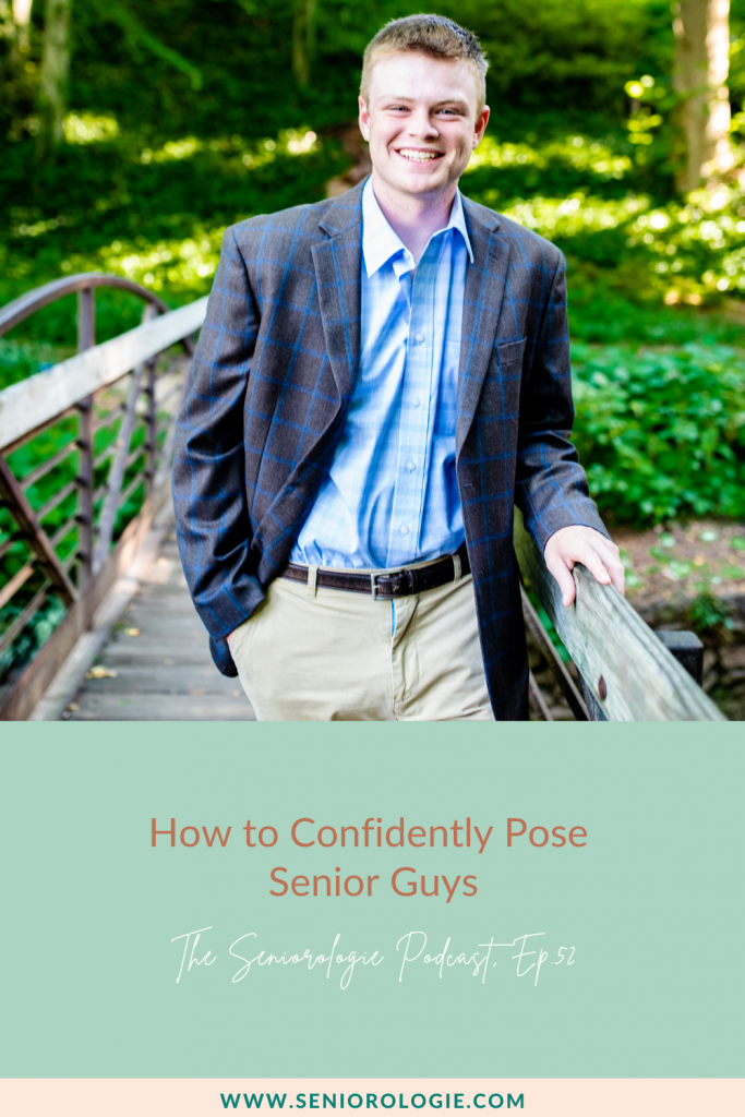 how to pose senior guys