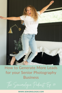 how to generate more leads as a senior photographer