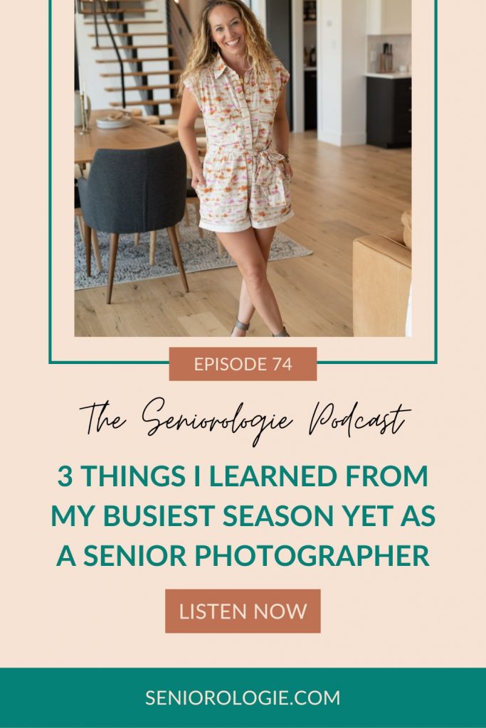 Ep 74 - 3 Things I learned from My Busiest Season Yet (and a life ...