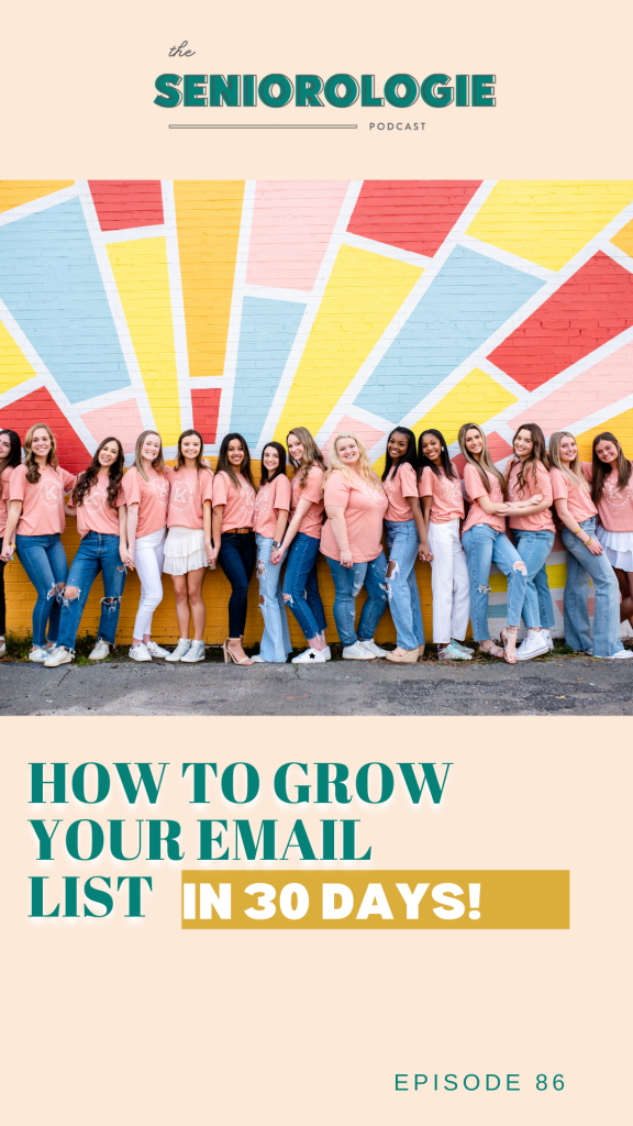 Pinterest image, How to Grow Your Email List in 30 Days